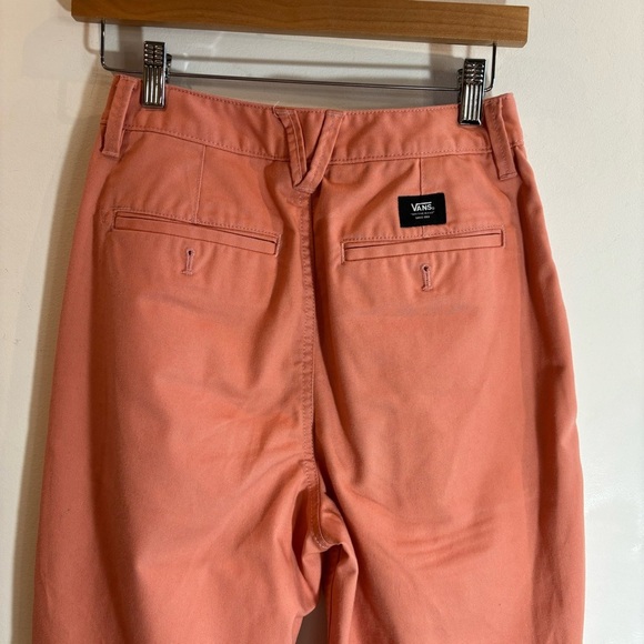VANS Sz 26 Chino Style Tapered Slim Leg Pockets Cotton Pants Trousers - Picture 7 of 14